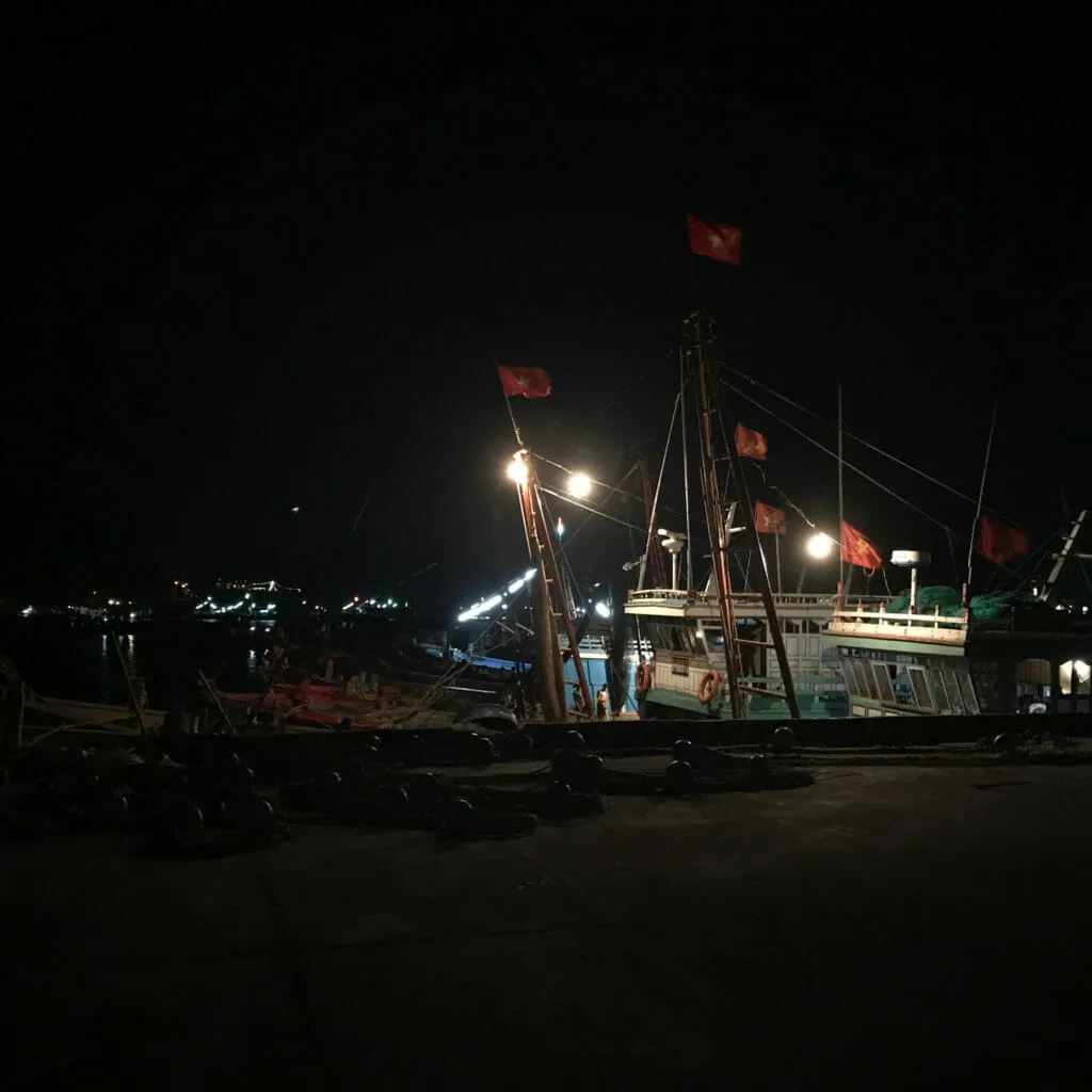 Boot in de haven